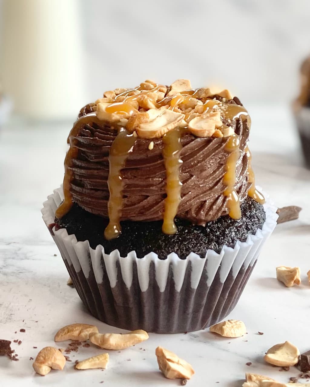 Freshy's premium chocolate caramel cupcakes